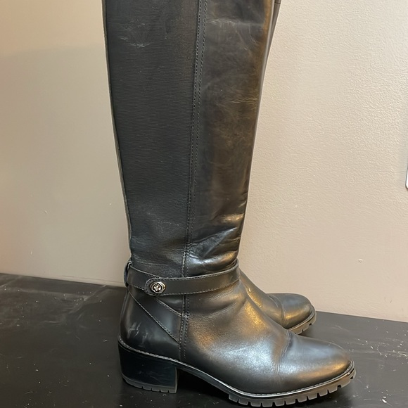 Black Coach Boots size 8 - Picture 7 of 8